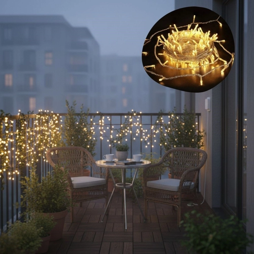 NM Store® Günışığı Renk 5 Farklı Işık Modlu 10 Metre Eklemeli Dekor Boncuk Model Dekoratif Led