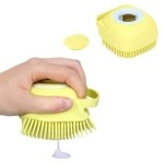 NM Store® Yumuşak Silikon Malzemeli Esnek Jel Hazneli Masaj Fonksiyonlu Etkili Banyo Duş Kese Lifi