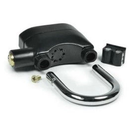 NM Store® Desibel Siyah Alarmlı Çok Fonksiyonlu Ekstra Güvenlikli Kare Asma Dolap Kilidi