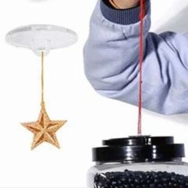 NM Store® 20 Adet Şeffaf Yuvarlak 3 Cm Çaplı Güçlü Disk Yapışkanlar