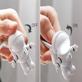 NM Store® USB Astronot Gece Lambası, Masa Lambası, Kitap Okuma Lambası Işığı