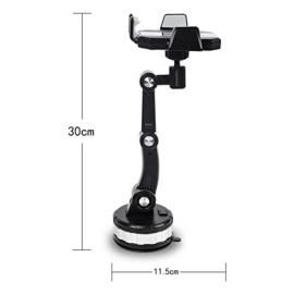 NM Store® Jel Vantuzlu Cama Takılabilen Güçlü 360 Derece Dönebilen Ayarlanabilir Araç Içi Vantuzlu Telefon Tutucu