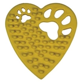 NM Store® Kalp Şekilli Tırtıklı Evcil Hayvanlar İçin Diş Kaşıma Çiğneme Oyuncağı