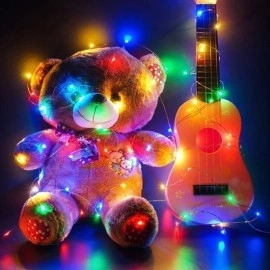 NM Store® Pilli Dekoratif Peri Led Işık 3 Metre (RGB) Gaming Aydınlatma