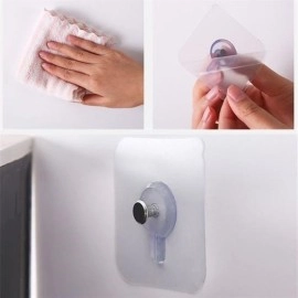 NM Store® Süper Güçlü Çerçeve Askısı Pin Delgisiz Vidalı Tırnak Kanca Yapışkanlı Raf Tutucu Askı 4 Adet