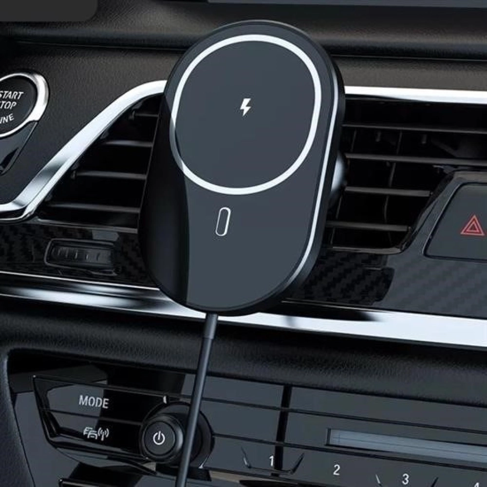 NM Store® 15w Mıknatıslı Takılabilen Hızlı Şarj Tüm Cihaz Ve Araçlara Uyumlu Araç İçi Şarj Cihazı