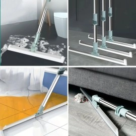 NM Store® Teleskopik Oynar Başlıklı Cam,Zemin Silme Aparatı Çekçek