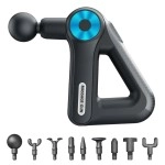 NM Store® 12 Farklı Başlıklı Profesyonel Masaj Tabancası - Kas Gevşetici ve Yorgunluk Giderici Masaj Aleti