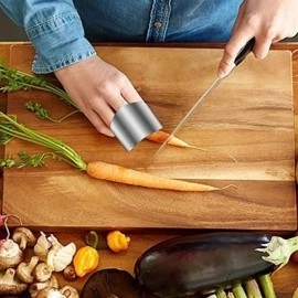 NM Store® 2li Metal Parmak Koruyucu Hızlı ve Güvenli Kesme Paslanmaz Çelik Koruyucu Aparat