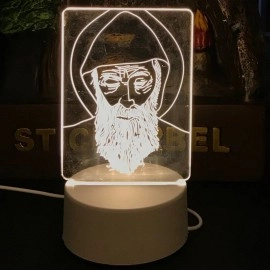 NM Store® USB Kablolu Işıklı Kendiliğinden Beyaz Kalemli-Silgili Kreatif 3D Görselleştirme LED Lambası