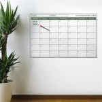 NM Store® Manyetik Yapışkanlı Bir Aylık Program Planlayıcı Takvim 85x56 cm