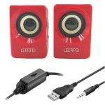 NM Store® N62 1+1 Multimedia USB ve Jacklı Mini Hoparlör Yüksek Stereo Ses Sistemi