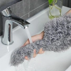 NM Store® Teleskopik 3'lü Mop Toz Alma Püskülü Çok Fonksiyonlu Temizlik Seti