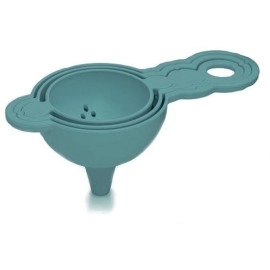 NM Store® Pratik Yumurta Süzgeci Mini Süzgeç Huni Seti Hepsi Bir Arada