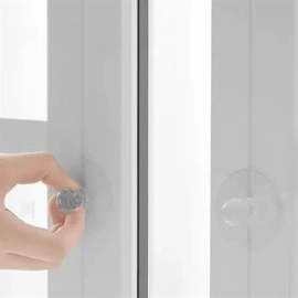 NM Store® 2 Adet Kristal Kendiliğinden Güçlü Yapışkanlı Kulp Askısı Tutma Kolu