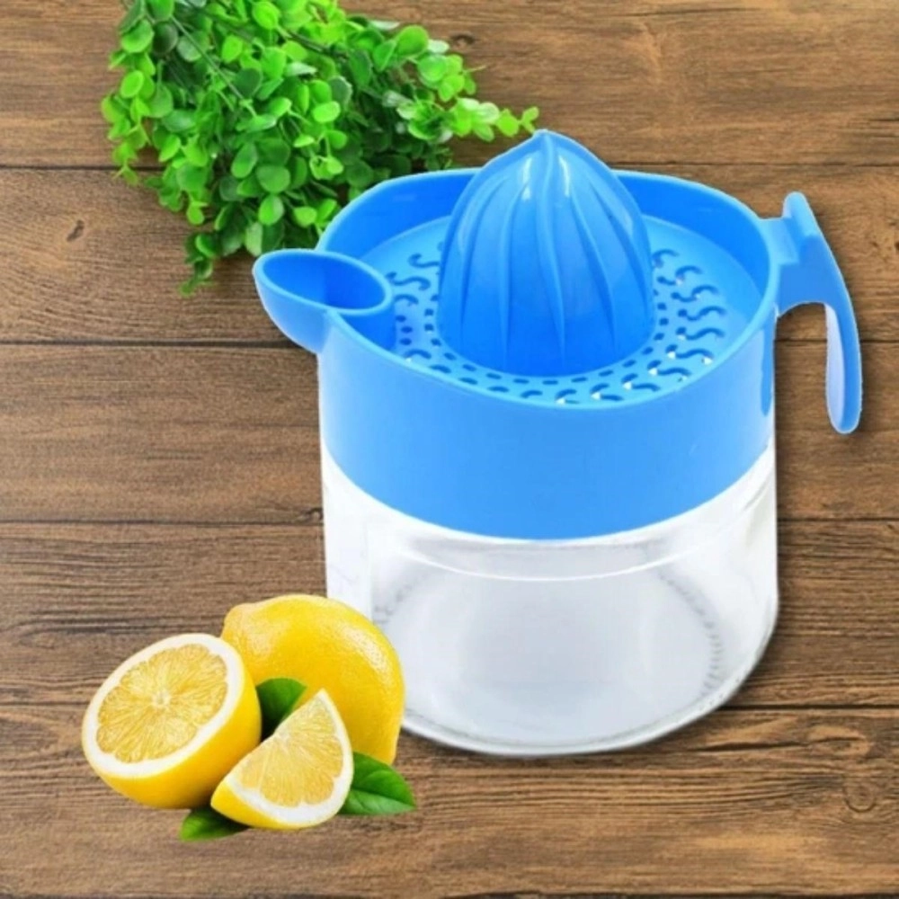 NM Store® 300ml Cam Hazneli Pratik Limon Narenciye Sıkacağı KC-405