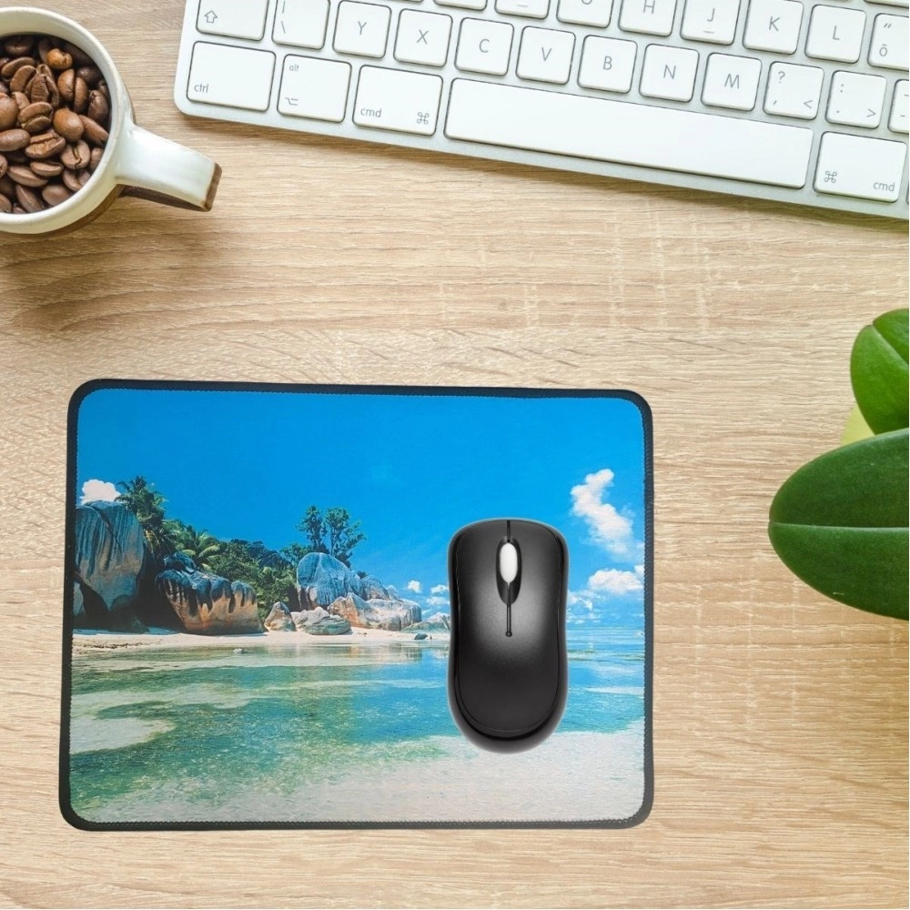 NM Store® 25x32 cm Küçük Boy Mouse Pad Manzara Ada