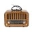 NM Store®  Taşınabilir USB İle Şarj Olabilen Klasik AM /FM/SW Transistör Retro Tipi Klasik Radyo