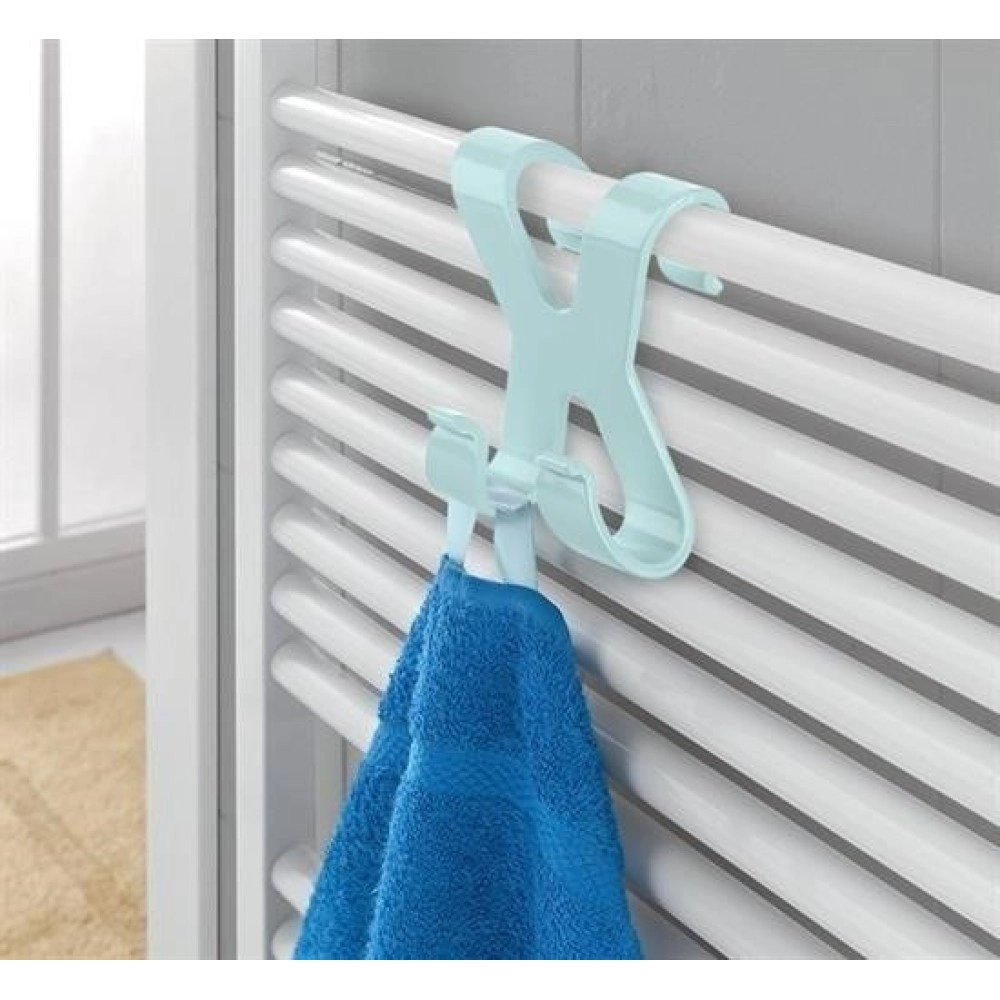 NM Store® Hang it Pratik Kolay Taşımabilir Havlupan 2 Kancalı Banyo Askısı