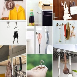 NM Store® Güçlü Manyetik Mutfak,Banyolar İçin Çok Amaçlı 2'li Magnet Askı