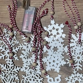 Ahşap Yılbaşı Ağaç Süsü-BY15