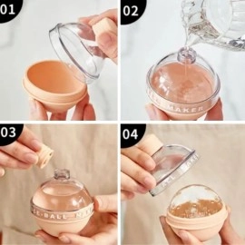 NM Store® Hunili Altı Silikon Kolay Çıkabilen Büyük Boy Küre Buzluk