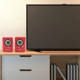 NM Store® N62 1+1 Multimedia USB ve Jacklı Mini Hoparlör Yüksek Stereo Ses Sistemi