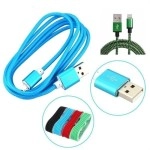 NM Store® 1,5 Metrelik Örgü Şeklinde Apple Iphone Ipad Data Şarj Kablosu