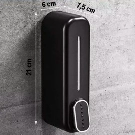 NM Store ® Siyah Duvara Monte Sıvı Sabunluk Dispenser 300 ml