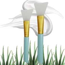 NM Store® 2li Silikon Temizlemesi Kolay Kullanılabilen Yüz Cilt Bakımı Maske Ve Krem Spatulası