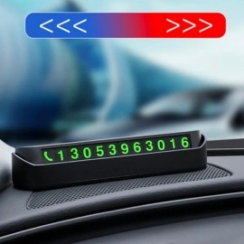 NM Store® Pratik Fosforlu Telefon Numarası Yamzak İçin Araç İçi Oto Numaratör Numaralık