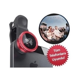 NM Store® Balık Gözü Cep Telefonu Lensi (Tüm Modellere Uyumlu)