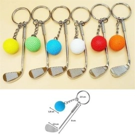 NM Store® Gerçekçi Golf Tasarımlı Şık Anahtarlık Kolye Çanta Süsü Golf Keychain