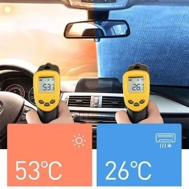 NM Store® 120*55 cm Ambalajlı Vantuzlu Araç İçi Ön Cam Perdesi Katlanabilir Güneşlik