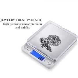 NM Store® Dijital Hassas Mutfak Terazisi Hassas Tartı 2000 Gr/01 Gr Hassasiyet