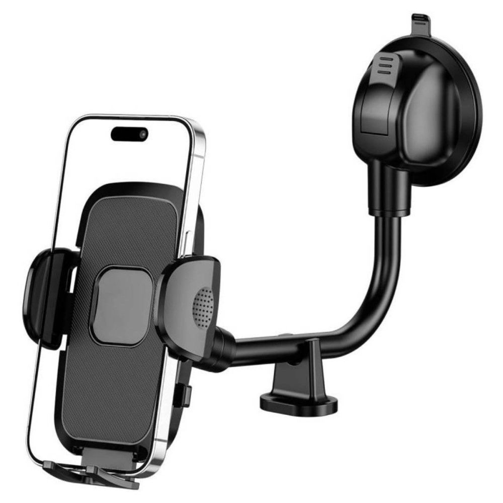 NM Store® Ayarlanabilir Vakum Kilitli Cam Ve Torpidoya Takılabilen Telefon Tutucu