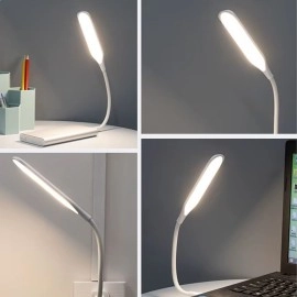 NM Store® USB Girişli 14 Ledli 3 Kademeli Dokunmatik Masa/Kitap Okuma Lambası Ledi Beyaz