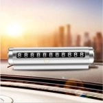 NM Store® Alüminyum Kasa Gri Renk Çevirmeli Araç Içi Telefon Numaratörü Park Oto Numaratörü