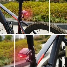 NM Store® LED Güneş Enerjisi ile Şarj Edilebilir Bisiklet Kuyruk Lambası Solar Bisiklet Lambası