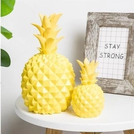 NM Store® Ananas Şeklinde Desenli Büyük Boy Pilli Masa ve Gece Lambası