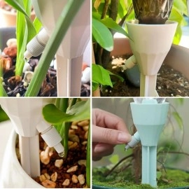 NM Store® Ayarlanabilir Akış Hızına Sahip Damlama Sulama Çivileri 3lü Otomatik Bitki Sulama Aparatı Tüm Pet Şişelere Uyumlu