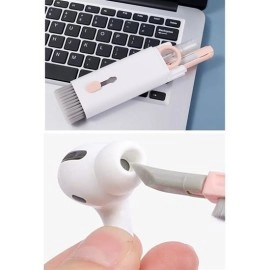 ,® Çok Fonksiyonlu TV Bilgisayar Ekranı Kulaklık Fırçalı Spreyli Elektronik Temizlik Seti