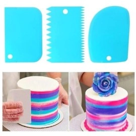 NM Store® Pasta Hamur Şekillendirici Spatula Kesici Kazıyıcı Dekoratör Set