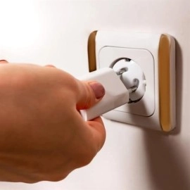 NM Store® Bebek Çocuk Priz Koruma Kapağı (6 Adet) Çocuk Güvenliği, Priz Muhafazası, Priz Kapatıcı