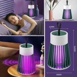 NM Store® İç ve Dış Mekanlar İçin Şarjlı Sinek Öldürücü Sivrisinek Kovucu,UV Işıklı Sineksavar Taşınabilir Gece Lambası