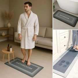 NM Store® Sihirli Süper Su Emici Kaymaz Tabanlı Uzun Paspas 40*120 cm