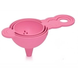 NM Store® Pratik Yumurta Süzgeci Mini Süzgeç Huni Seti Hepsi Bir Arada