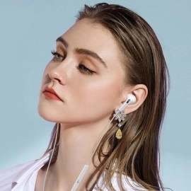 NM Store® İphone Ucu Çıkışlı Pop Up Kulakiçi Yumuşak Kontrol Tuşlu Kulaklık