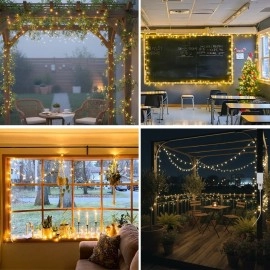 NM Store® Günışığı Renk 5 Farklı Işık Modlu 10 Metre Eklemeli Dekor Boncuk Model Dekoratif Led