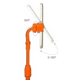 NM Store® Masa Üstü Tablet ve Telefon Tutucu Plastik Aparat Turuncu Telefon Standı